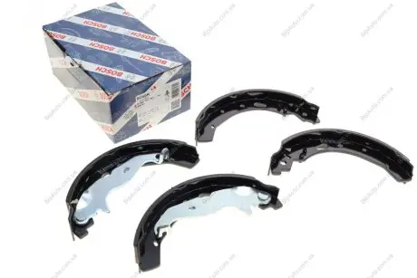 Колодки гальмівні (задні) Ford Fiesta 08- (барабанні) (200x32) 0 986 487 767 BOSCH 0986487767