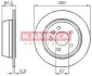 Гальмiвнi диски MB Vito (W638) 96- KAMOKA 1031722 (фото 1)