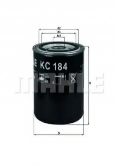 Mahle Фільтр паливний Mahle Scania, LKW Bus MAHLE / KNECHT KC184