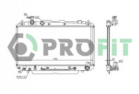 Радіатор охолоджування PROFIT PR 8131A1