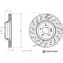 BLUE PRINT иск гальм передн. DB S222 17- ADBP430082 BLUE PRINT ADBP430082