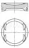 Поршень MAHLE MAHLE / KNECHT 0040700 (фото 1)