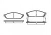 REMSA HONDA гальмівні колодки передн. CIVIC I (SF) 1300 L 80-83, SUZUKI CARRY (0S) 0.8 (ST90) 80-85 0111.02 REMSA