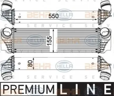 Радиатор охлаждения двигателя BEHR 8ML376746401