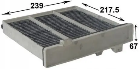Фильтр воздушный кондиционера (салона) JS ASAKASHI AC3504C