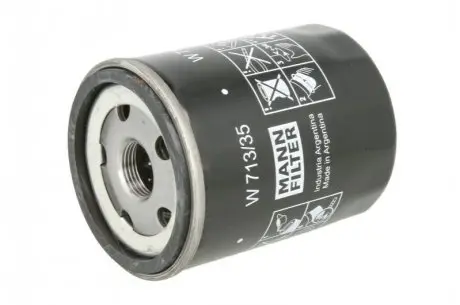 Фільтр масляний MITSUBISHI ColtVIColtCZ3CZCCZT(Z30) 1.5DiD OM639 -FILTER MANN W 713/35