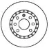 JURID гальмівний диск передн.OPEL Astra/Corsa/Vectra/Tigra 561588JC JURID 561588JC