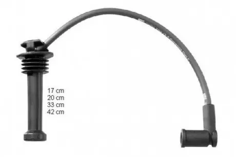 FORD дроти запалювання Fiesta,Focus,Mondeo 1.4/1.6 01- BERU ZEF1549