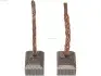 Щітки генератора (12V) (6.6x5.4x15) (вугільні) AS-PL OB9132S (фото 1)