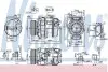 BMW Компресор кондиціонера X3 (F25) NISSENS 890358 (фото 1)