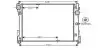 MB C-SERIES W204 2007 Радіатор охолодження C180 1.6 KOMPRESSOR BLUEEFFICIENCY/KOMPRESSOR BLUETEC STARLINE MSA2474 (фото 1)