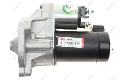 Стартер Citroen Berlingo/Fiat Fiorino/Peugeot Partner 1.4-1.6 96- (12V/0.9kw) (z=9) AS-PL S3005 (фото 1)