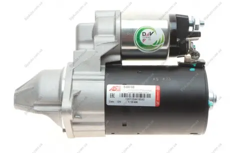 Стартер Opel Astra F/G/H 1.2-1.6 i 93-07/Combo 01-/Corsa 86-09 (12V/1.1kw) (z=9) AS-PL S0088