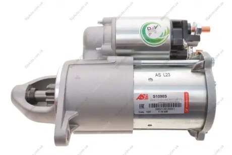 Стартер Opel Astra G/H/J/Combo/Insignia A 1.4-1.8 02- (12V/1.4kw) (z=9) AS-PL S1098S