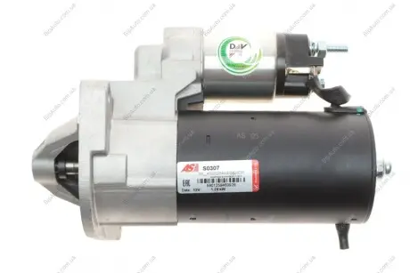 Стартер Fiat Ducato 2.0-2.3D 06- (12V/1.7kw) (z=9) AS-PL S0307 (фото 1)