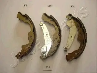 CITROEN щоки гальмівні C1,Opel Agila,Suzuki Swift,Toyota Yaris JAPANPARTS GF-212AF