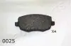 JAPANPARTS гальмівні колодки передн. LANCIA YPSILON 1.2-1.4 03 PA-0025AF JAPANPARTS PA-0025AF