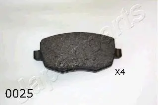 Гальмівні колодки передн. LANCIA YPSILON 1.2-1.4 03 JAPANPARTS PA-0025AF