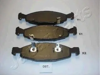 JEEP гальмівні колодки дискові Grand Cherokee 99- JAPANPARTS PA-097AF