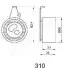 JAPANPARTS  MAZDA ролик натяжить.E2200 SA,SB,SR, 84- BE-310 JAPANPARTS BE-310