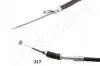 TOYOTA трос ручн.гальма прав.Rav 4 II 00- JAPANPARTS BC-217 (фото 2)