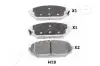 JAPANPARTS HYUNDAI колодки гальмівні передн.IX55 PA-H19AF JAPANPARTS PA-H19AF