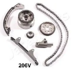 TOYOTA К-кт ланцюга ГРМ Yaris 1.0 -05 JAPANPARTS KDK-206V