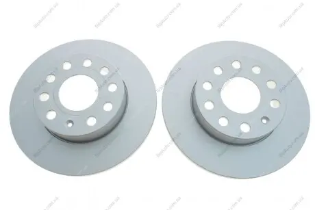 Диск гальмівний (задній) Audi A3/Skoda Octavia/VW Caddy/Golf/Touran 03-15 (260х12) (з покр) (повний) Metelli 23-0725C