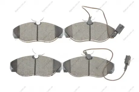 Колодки гальмівні (передні) Citroen Jumper/Fiat Ducato/Peugeot Boxer 94-02 (+датчики L=310mm) Metelli 22-0154-1