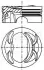 Поршень Audi A1/A3/VW Golf V/VI/Skoda Octavia II/Superb II 1.4 TSI/TFSI 07-15 (76.51mm/STD) MAHLE 028 PI 00118 000 028PI00118 000