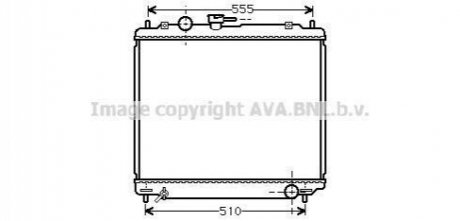 Радіатор, Система охолодження двигуна AVA AVA COOLING MT2109