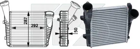 Фото 1 - радіатор наддуву FPS FP 74 T121 Радіатор наддуву FPS FP 74 T121 (фото 1)