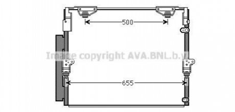 Радіатор кодиціонера AVA AVA COOLING TO5560D
