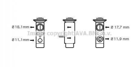 Розширювальний клапан AVA AVA COOLING MS1124