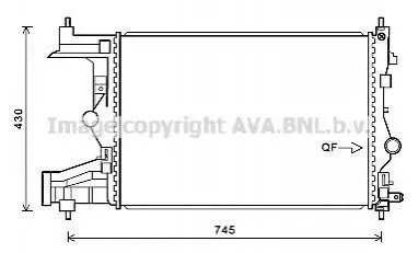 Фото 1 - ava ava радіатор охолодження opel astra (2010) 1.3 cdti AVA COOLING OLA2487 AVA AVA Радіатор охолодження OPEL ASTRA (2010) 1.3 CDTI AVA COOLING OLA2487 (фото 1)