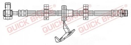 Гальмівний шланг QUICK BRAKE 59.987X