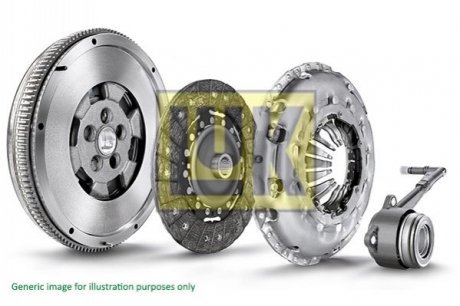 Демпфер + комплект зчеплення Land Rover Freelander I (L314) 2.0 Td4 4x4, 00-06, (M 47, 204D3) LuK 600 0302 00