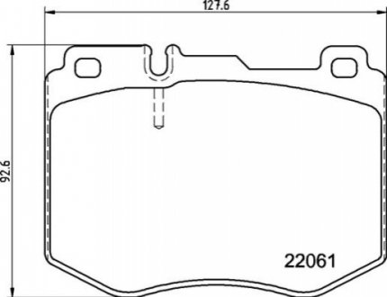 Гальмівні колодки дискові BREMBO P50 145 (фото 1)