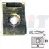 Монтажна пластина салона (к-т:10 шт) размер:A = 23,4mm/B = 16,2mm/C = 6,6mm ELIT R 16308 (фото 1)