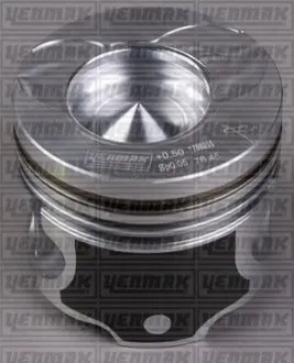 Поршень с кольцами і пальцем (размер отв. 76,00 / STD) RENAULT Kangoo 1.5DCI (4 цл.) (K9K 792 / 794 / 796 / 704 / 722) Yenmak 31-04164-000