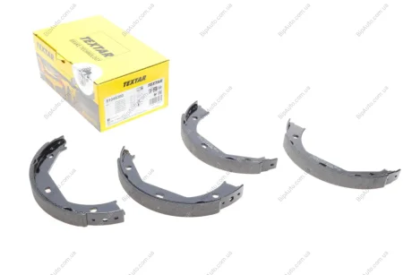 Колодки ручника BMW 1 (E81/E82/E88)/3 (E46/E90/E91)/5 (E39) 95-13 (185x20) TEXTAR 91049300