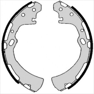 Гальмівні колодки барабанні STARLINE BC 05700