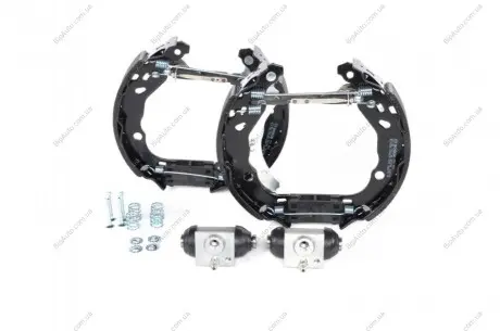 CITROEN гальм. щоки SUPER PRO, C-ELYSEE 1.6 BlueHDi 100 14-, C3 III (SX) 1.6 BlueHDi 100 16-, PEUGEOT 208 I 1.4 HDi 12-, 01 1.6 LPG 14-, OPEL CORSA F 1.2 (68) 19- BOSCH 0204114680 (фото 1)