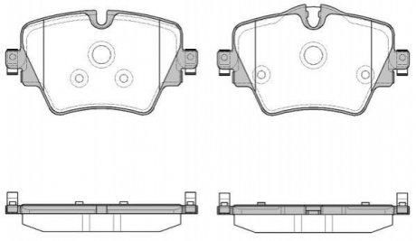 BMW Колодки гальмівні передні 1 F40,2,3 G20,4,5 G30,X1 F48,X2,X3 G01,X4 REMSA 1625.08 (фото 1)