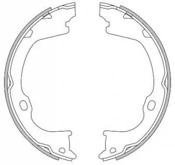 LEXUS Колодки гальмівні барабанні GS 05-, JEEP CHEROKEE REMSA 4282.00