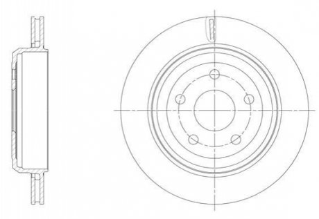JEEP Диск гальмівний зад. (18&quot;) Grand Cherokee REMSA 61513.10