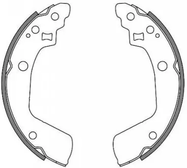 SUZUKI Колодки гальмівні барабанні SWIFT III 05- REMSA 4241.00