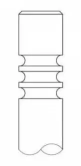 Клапан IN MB M104/M111/M120 35X7X101.50 Intervalves 2906.032