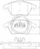 Гальмівні колодки пер. Citroen C4/Peugeot 207/208/307/308/Jetta IV 07- A.B.S. A.B.S. 37429 (фото 1)