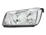 Фара передняя Skoda Fabia 1999-2007 левая H7/H3, эл.рег. серебр.рамка DEPO 665-1105L-LDEM1 (фото 1)